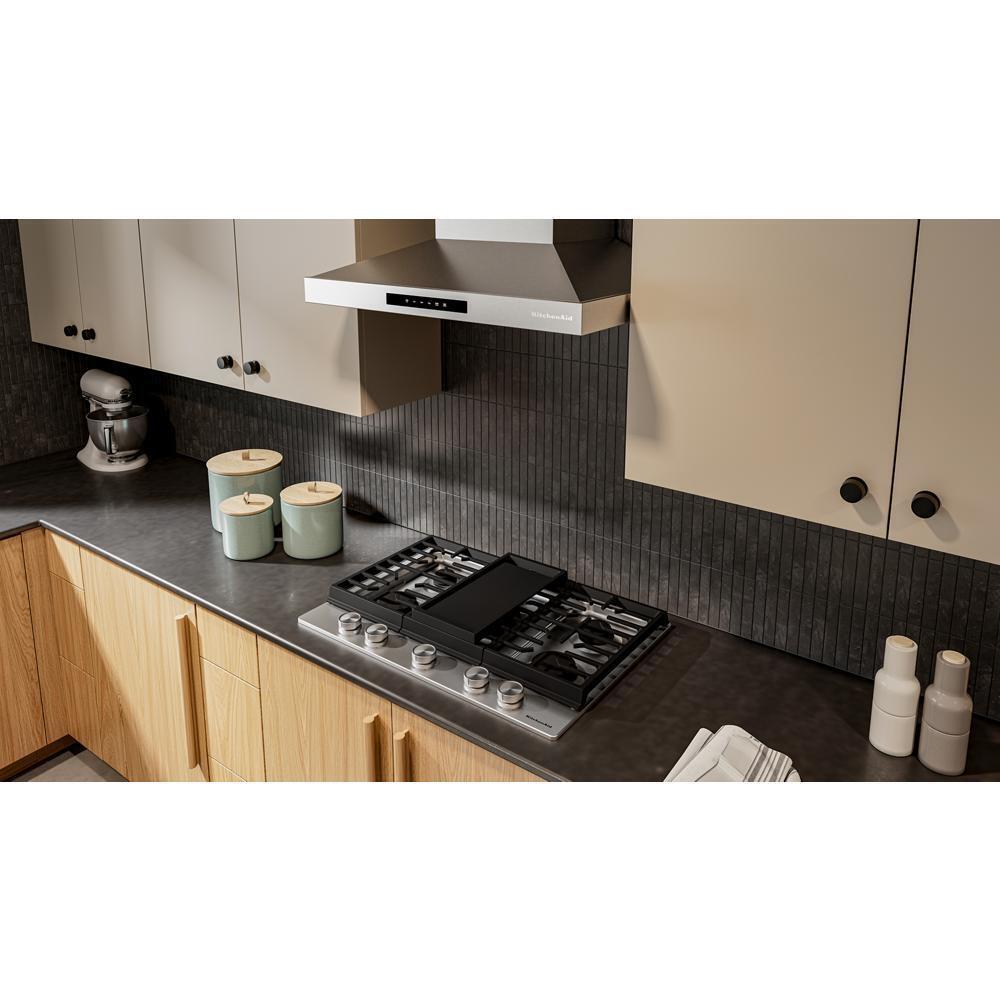 KitchenAid® 30 in. Gas Cooktop with 5 Burners and Integrated Wok Grate