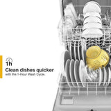 Heavy-Duty Dishwasher with 1-Hour Wash Cycle
