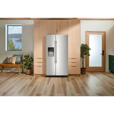 20.8 Cu. Ft. Counter-Depth Side-by-Side Refrigerator with Exterior Ice and Water Dispenser in PrintShield™ Finish