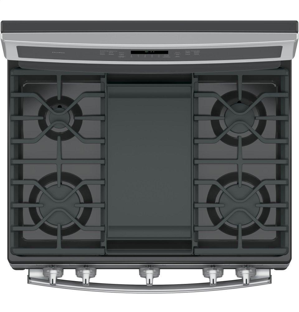 GE Profile™ 30" Free-Standing Gas Convection Range