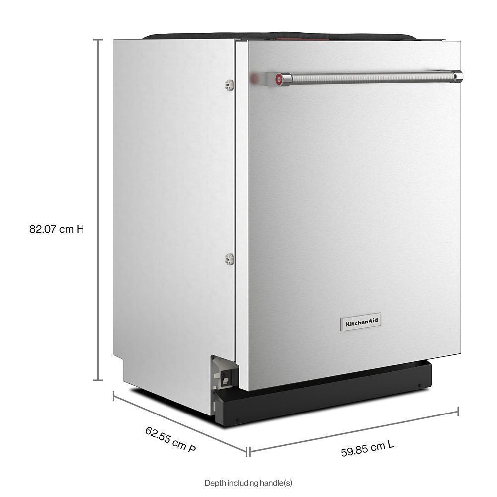 39 dBA PrintShield™ Finish Flush-to-Cabinet Dishwasher with FreeFlex™ Fit Third Level Rack