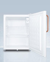 Compact All-refrigerator With Antimicrobial Pure Copper Handle