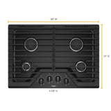 30-inch Gas Cooktop with EZ-2-Lift™ Hinged Cast-Iron Grates
