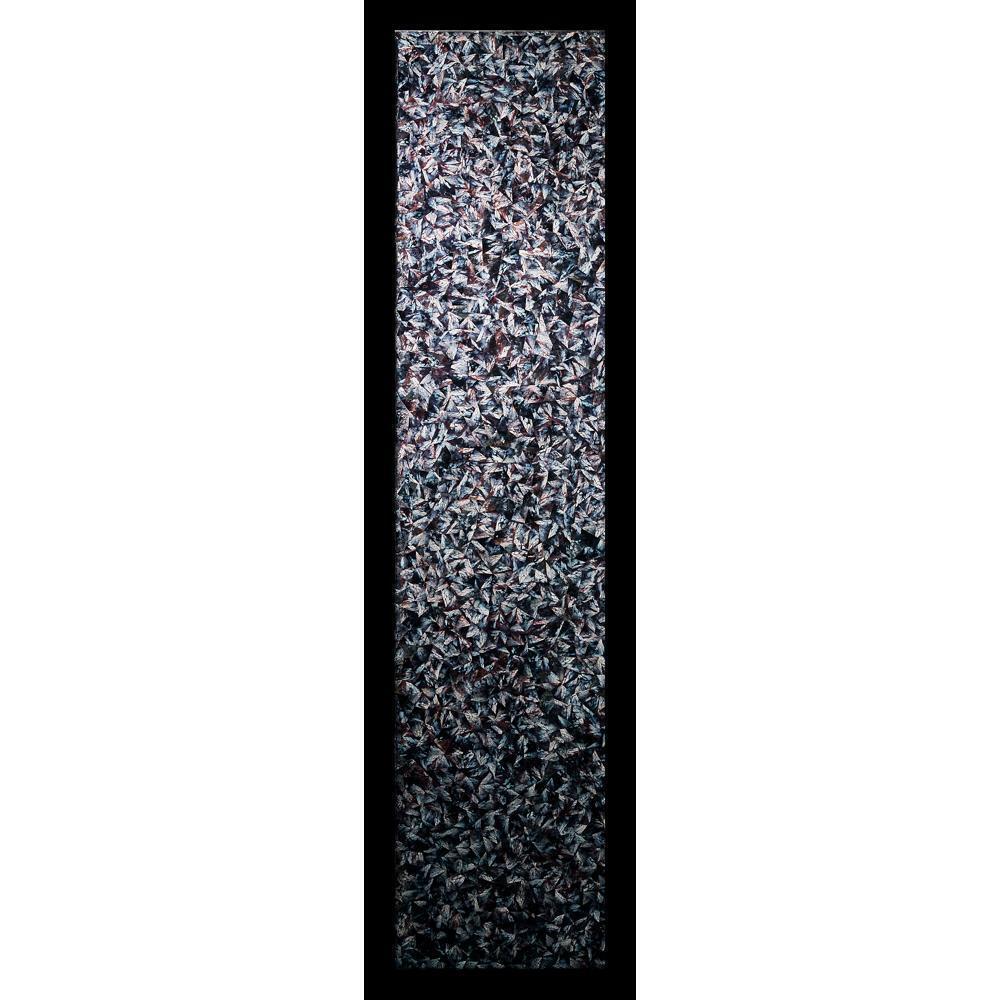 18" Elements Collection Mussel Shell Burgundy Custom Column Panel