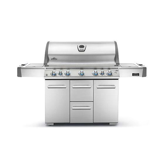 Mirage 730 with Side Burner and Infrared Bottom & Rear Burners