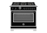 Heritage 36" Range All Gas Nero Black