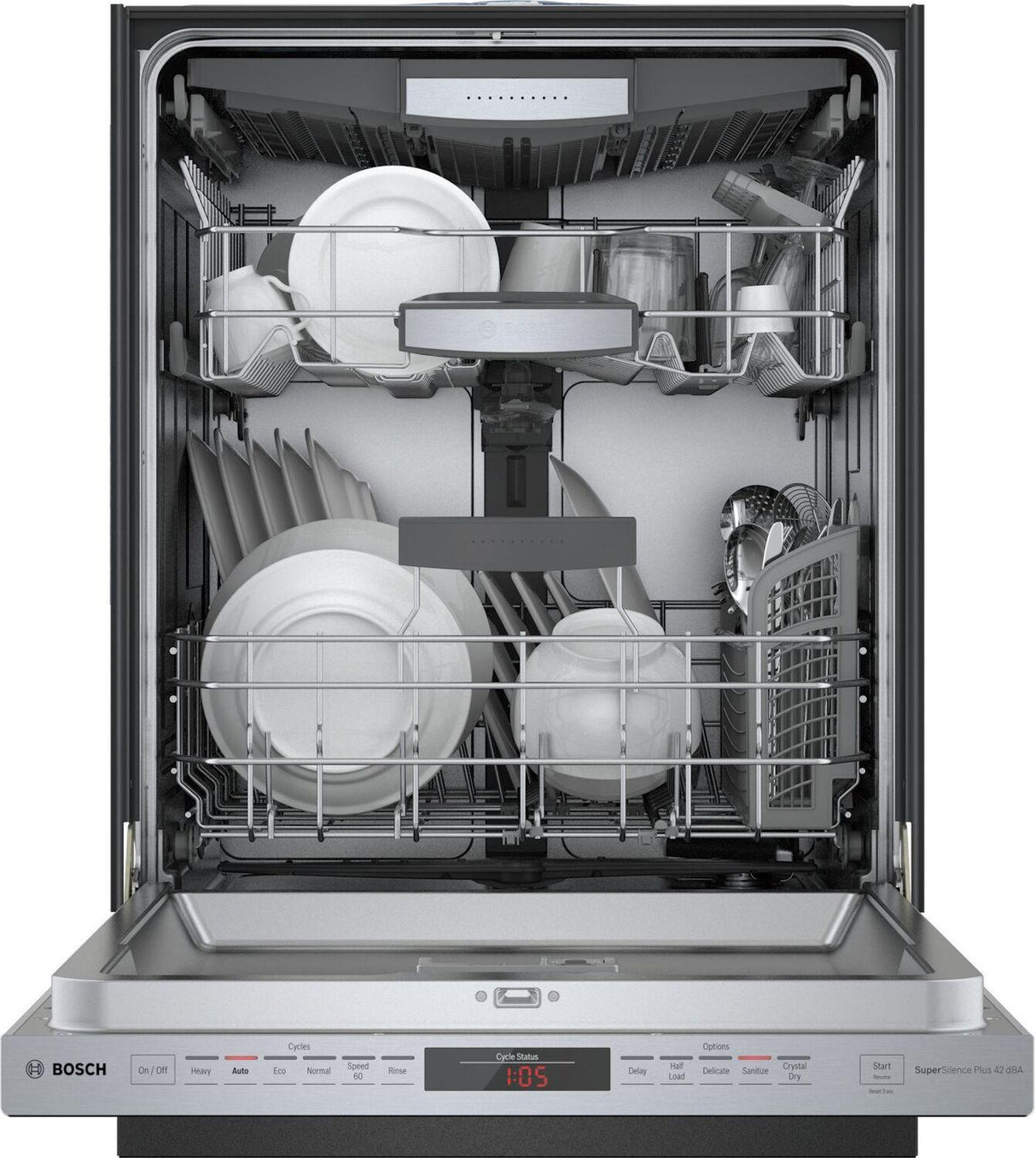 800 Series Dishwasher 24" Stainless steel