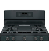 GE® 30" Free-Standing Gas Double Oven Convection Range