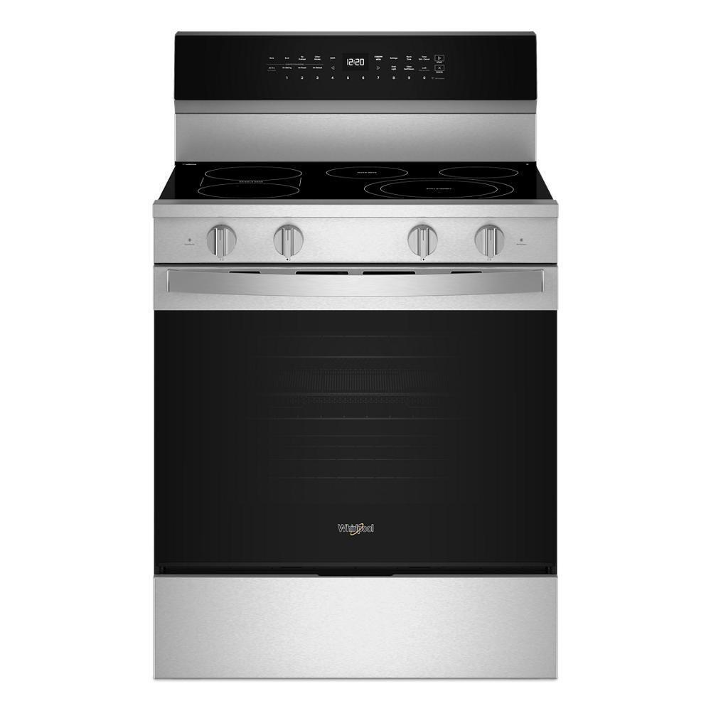 30-inch Electric Smart Range with Air Cooking Technology, No Preheat Air Fry, High Speed Preheat Oven, WipeClean™ Coating, and Steam/Self Clean