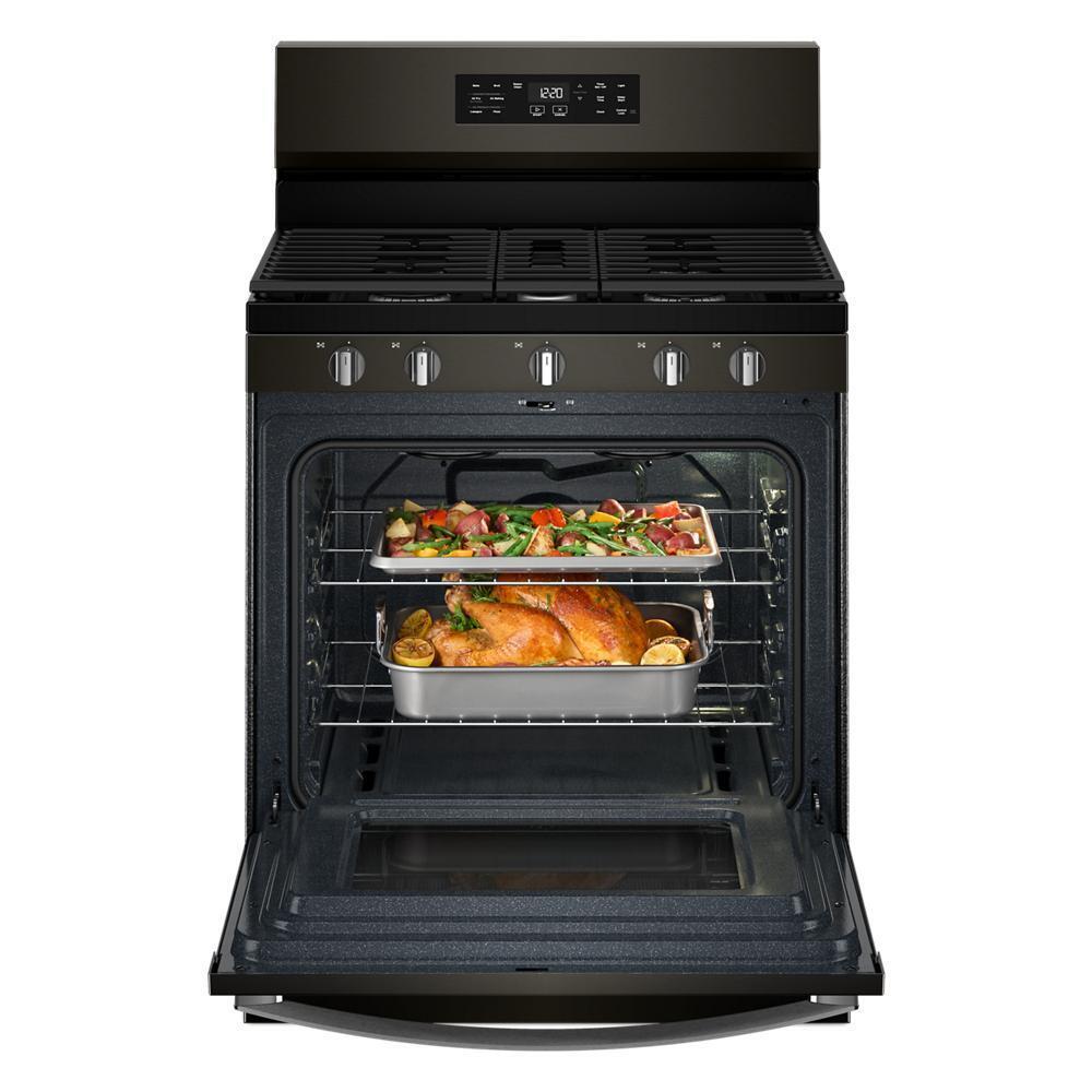 30-inch Gas Range with Air Cooking Technology and Steam Clean