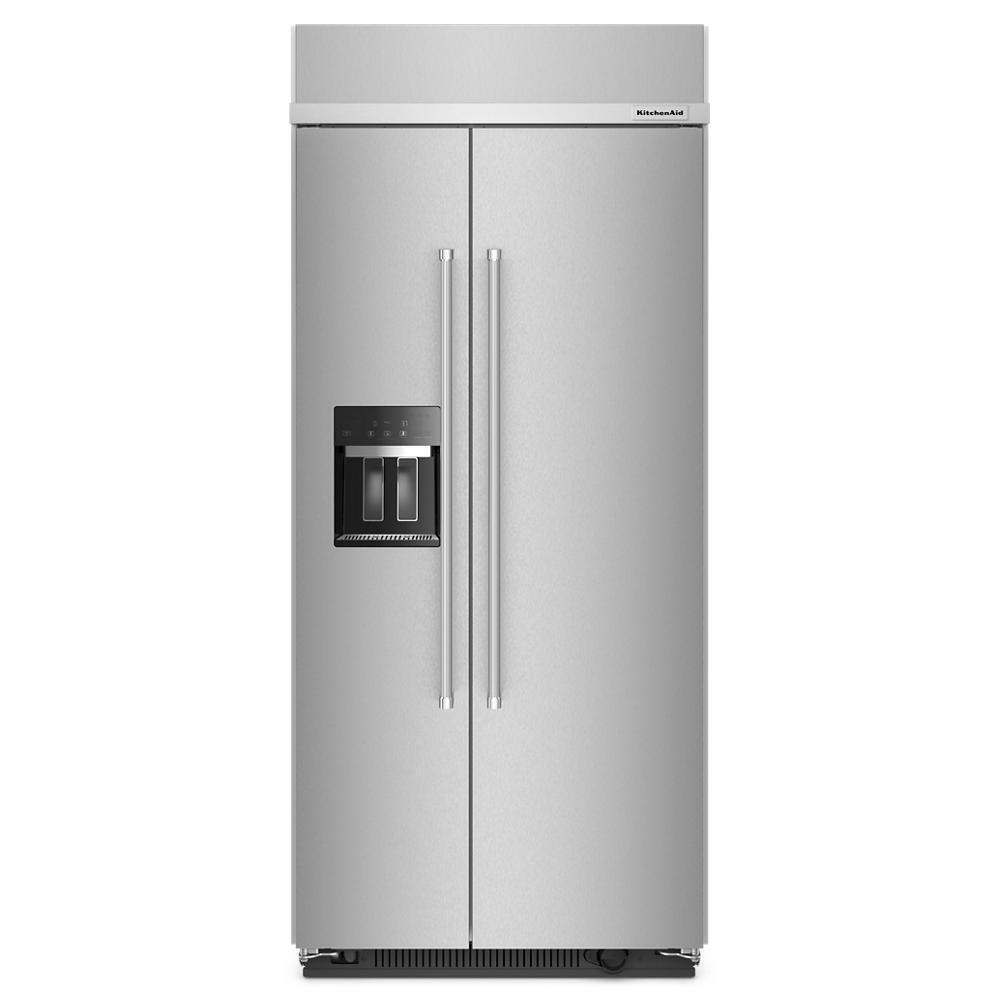 20.8 Cu. Ft. 36" Built-In Side-by-Side Refrigerator with Ice and Water Dispenser