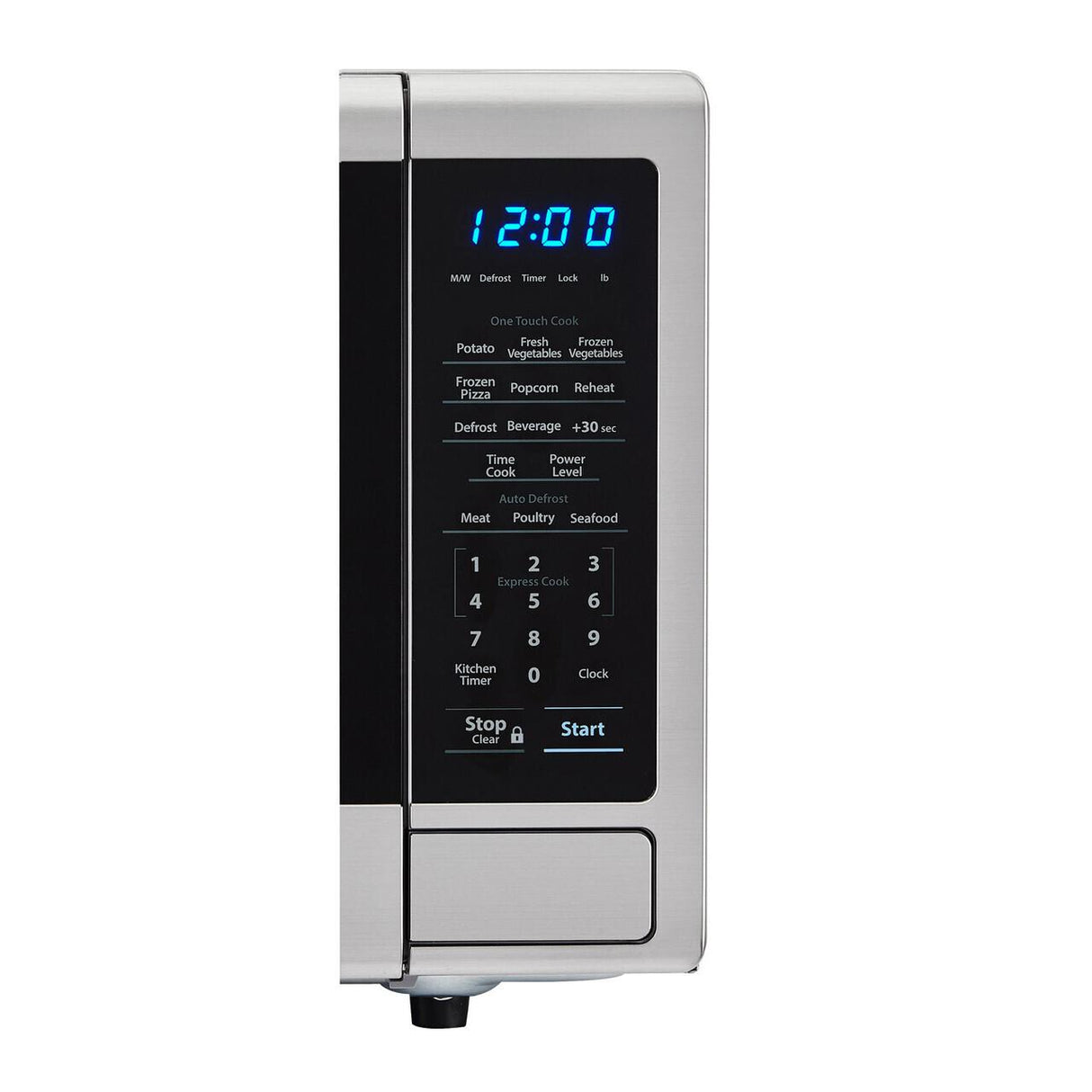 1.1 cu. ft. 1000W Sharp Stainless Steel Carousel Countertop Microwave Oven