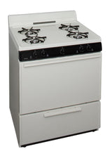 30 in. Freestanding Gas Range in Biscuit