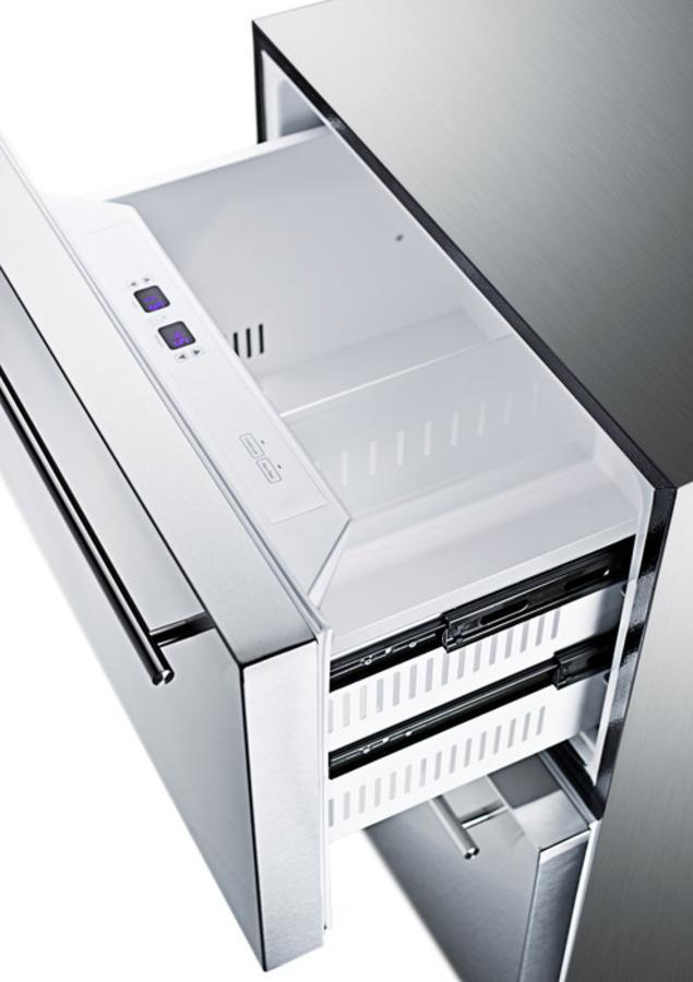 24" Wide 2-drawer Refrigerator-freezer