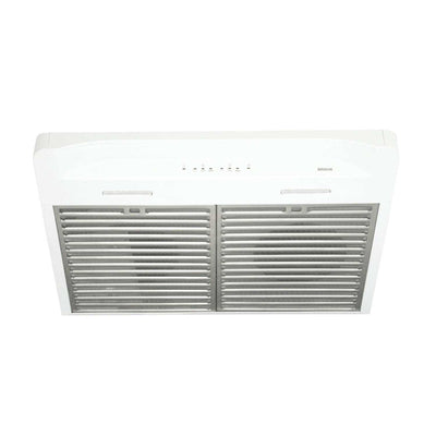Alta 36-inch 400 CFM White Range Hood with LED light