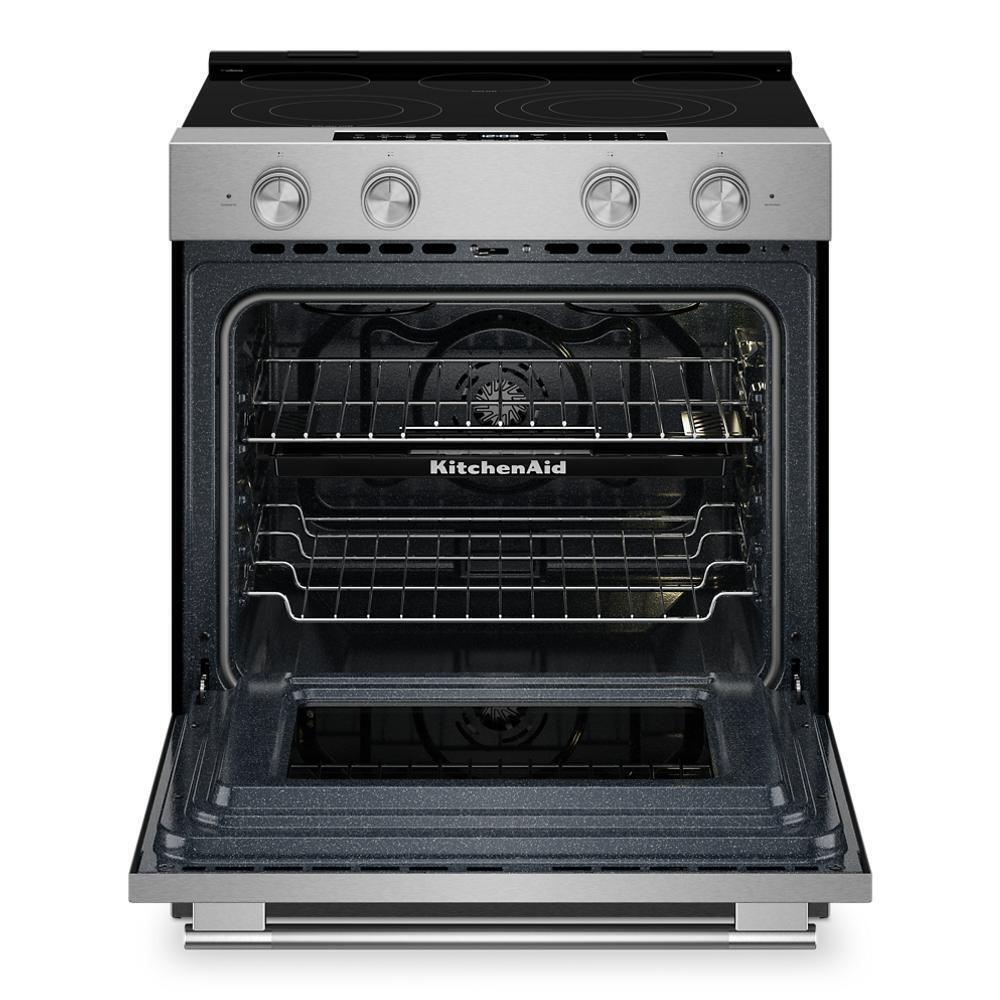 5.3 Cu. Ft. Smart Slide-in Electric Range with Two Even-Heat™ Hyper Elements and Convection Cooking Modes