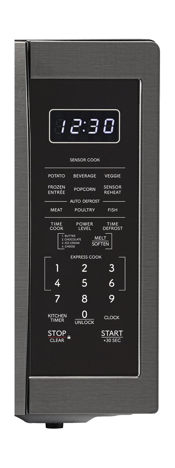 Sharp 1.4 cu. ft. 1100W Black Stainless Steel Countertop Microwave Oven