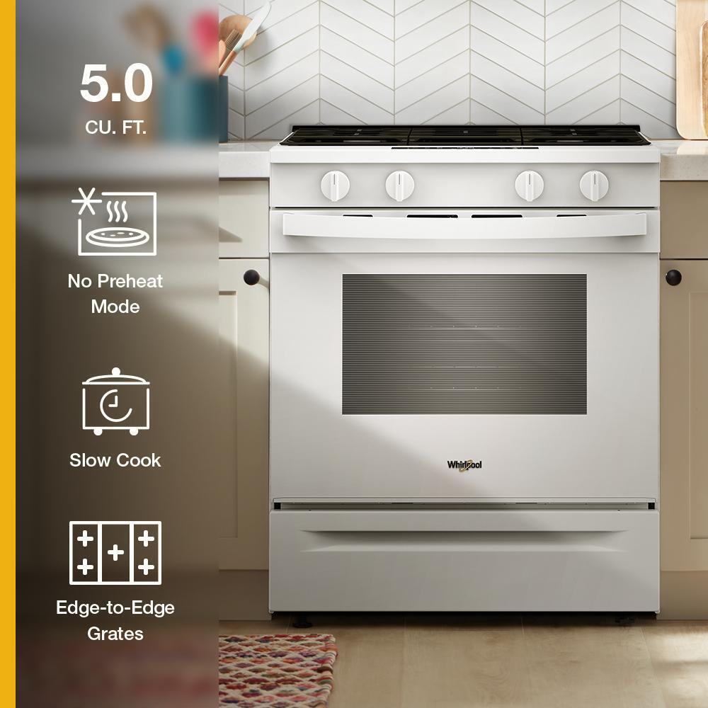 30-inch Gas Range with No Preheat and Slow Cook Modes
