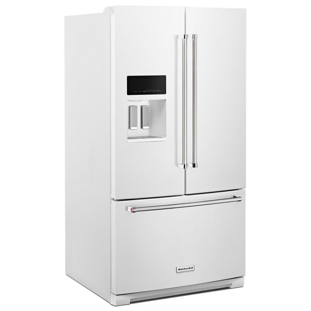 26.8 cu. ft. 36-Inch Width Standard Depth French Door Refrigerator with Exterior Ice and Water