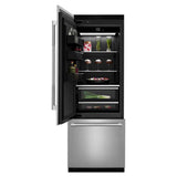 Panel-Ready 30" Built-In Bottom-Mount Refrigerator, Left Swing