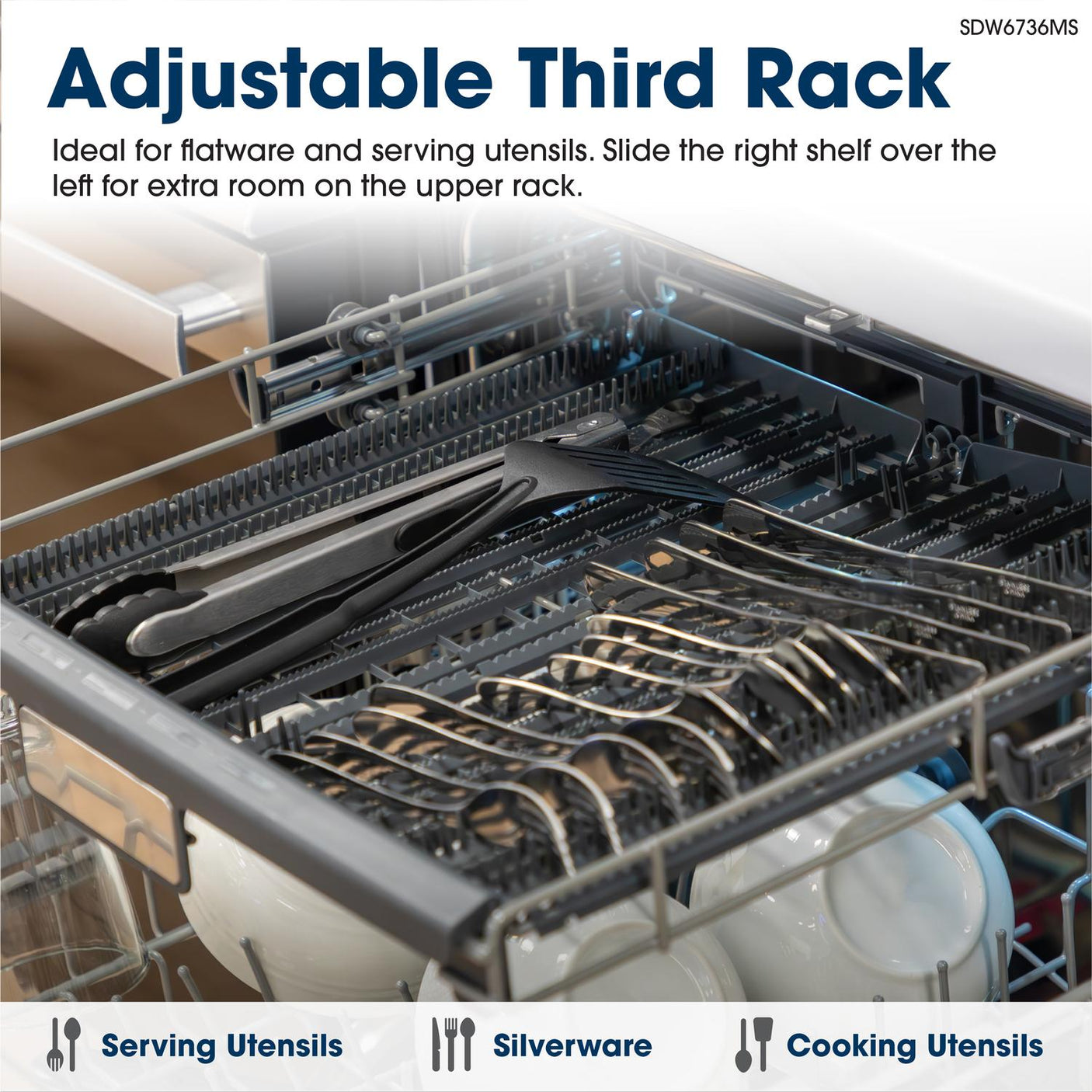 Sharp 24 in. Stainless Steel 47dB Dishwasher