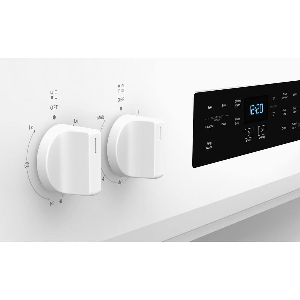 30-inch Electric Range with Steam Clean