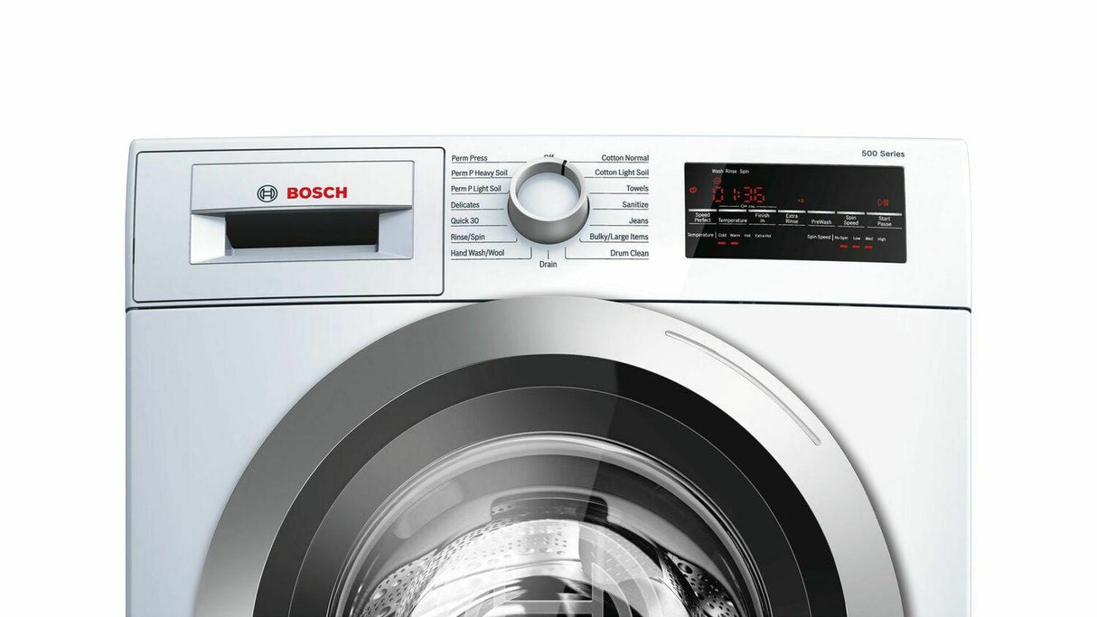 500 Series Washer - 208/240V, Cap. 2.2 cu.ft., 15 Cyc.,1,400 RPM, 52 dBA Silv./Door, AquaShield®, ENERGY STAR