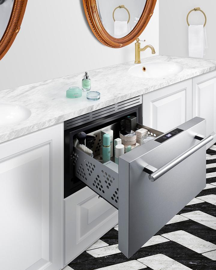 18" Wide Built-in Beautifridge Cosmetics Refrigerated Drawer