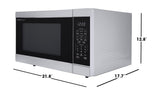 Sharp 1.6 cu. ft. 1100W Stainless Steel Countertop Microwave Oven