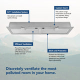 Broan® 30-Inch Built-In Power Pack Insert w/ Easy Install System, 300 Max Blower CFM, Stainless Steel