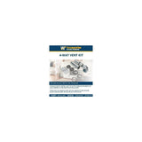 4-way internal dryer vent kit for Left, Right, and Bottom venting, compatible with WE/GD94/95/97HEX & ME/GD6000/7000X models.