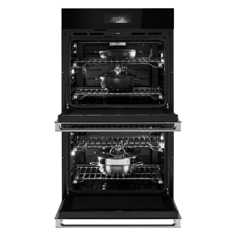 NOIR™ 30" Double Wall Oven with MultiMode® True Convection with Smooth Glide Flat-Tine Racks