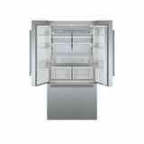 800 Series French Door Bottom Mount Refrigerator 36'' Easy clean stainless steel B36CT81SNS