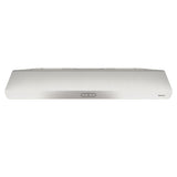 **DISCONTINUED** Broan® 30-Inch Convertible Under-Cabinet Range Hood, 300 Max Blower CFM, Stainless Steel
