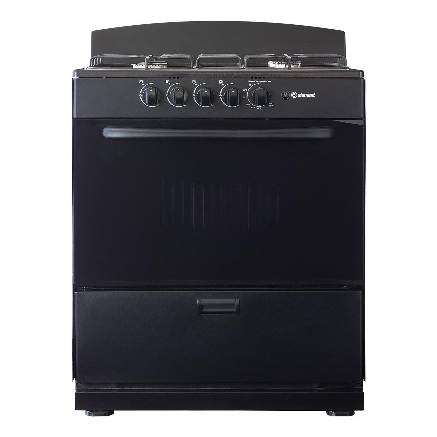 Element Electronics 4.0 cu. ft. 30", 4-Burner Gas Range (EEGR3A4MCCB)