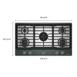 KitchenAid® 36 in. Gas Cooktop with 5 Burners and Integrated Wok Grate
