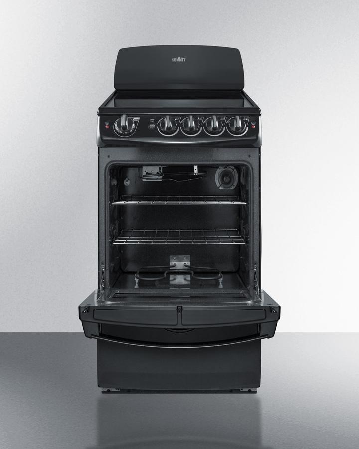 20" Wide Electric Smooth-top Range