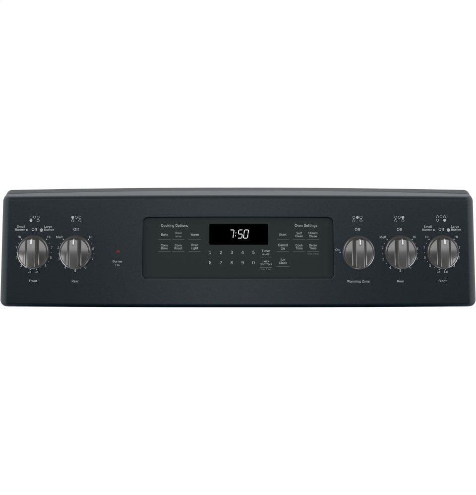 GE® 30" Free-Standing Electric Convection Range