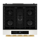 5.0 Cu. Ft. Smart Slide-in Gas Range with Convection Cooking Modes and 2-in-1 Burner