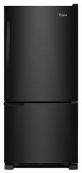 30-inches wide Bottom-Freezer Refrigerator with Accu-Chill™ System - 18.7 cu. ft. - Black