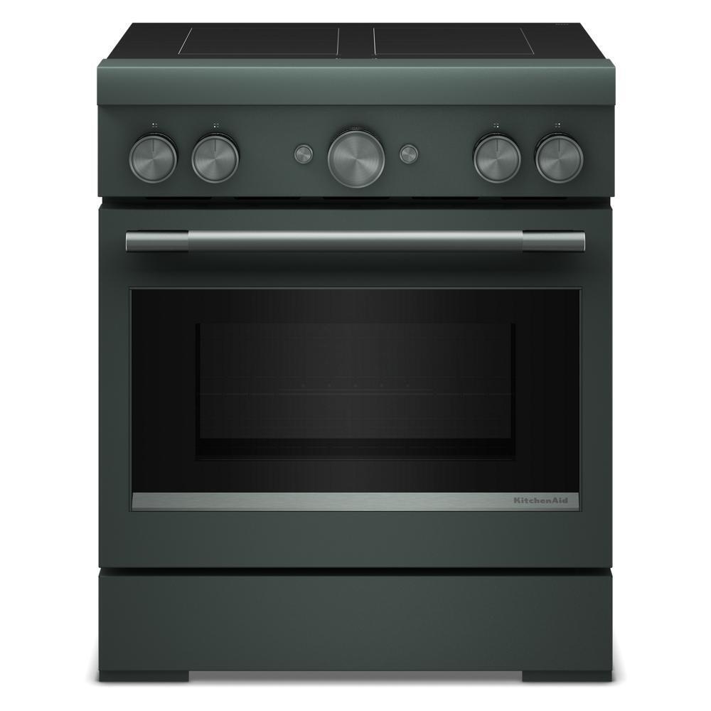 30-Inch 4-Element Induction Freestanding Commercial-Style Range with Air Fry