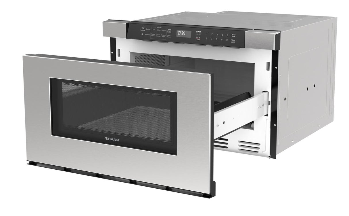Sharp 24 in. 1.2 cu. ft. Built-In Microwave Drawer™ Oven in Stainless Steel