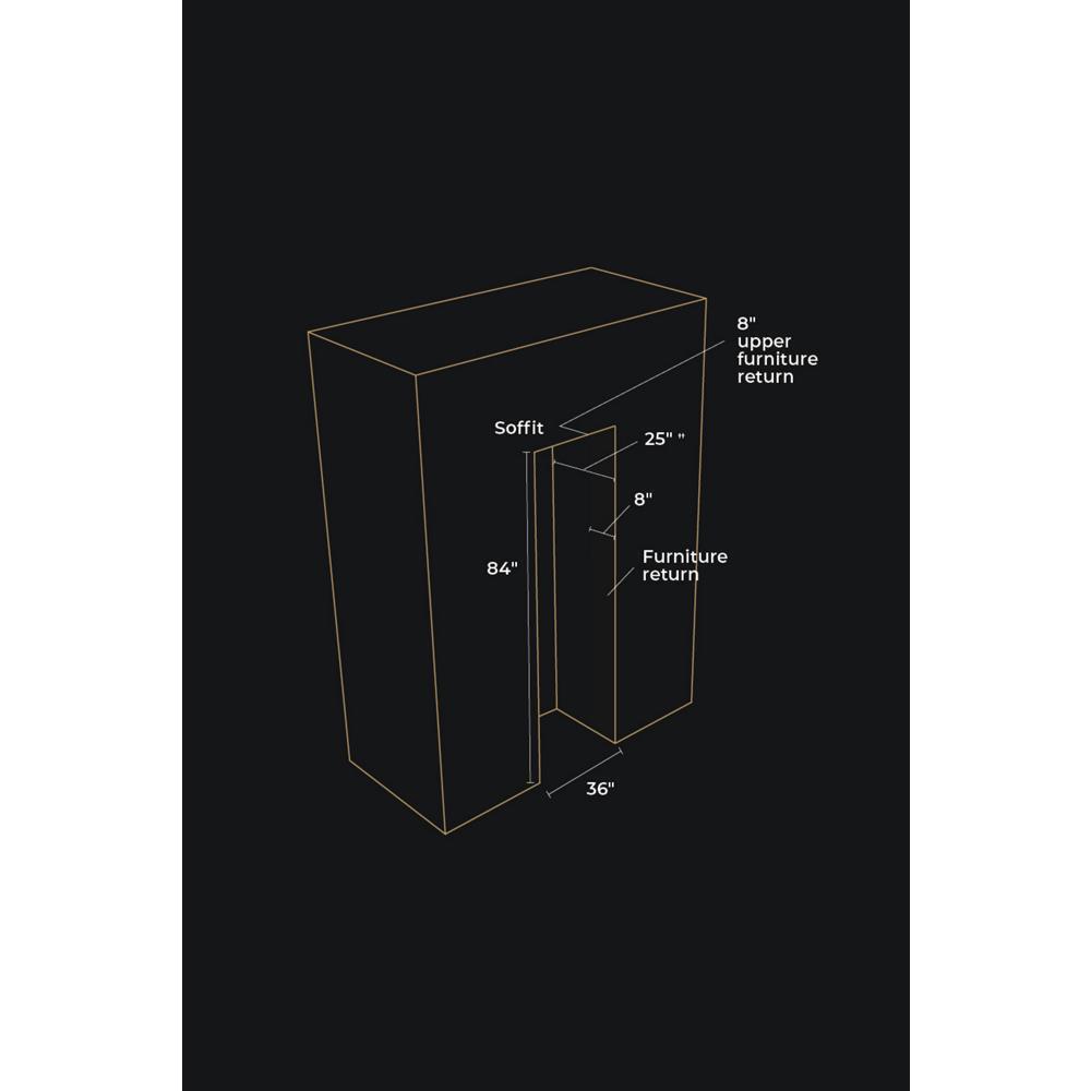 36" Panel-Ready Built-In Column Refrigerator, Left Swing