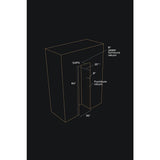 36" Panel-Ready Built-In Column Refrigerator, Left Swing