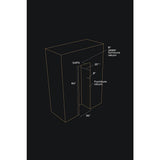 36" Panel-Ready Built-In Column Refrigerator, Right Swing