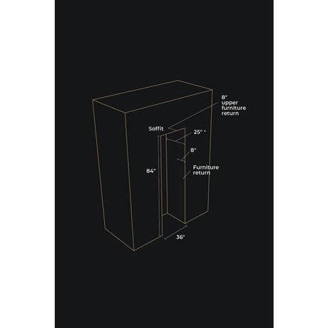 36" Panel-Ready Built-In Column Refrigerator, Right Swing