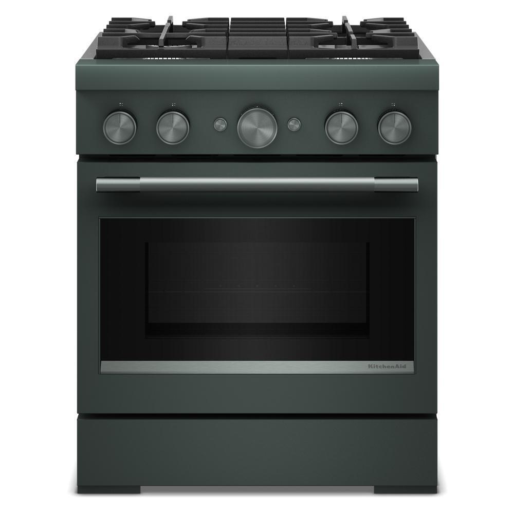 30-Inch 4 Burner Commercial-Style Dual Fuel Range with No Preheat Air Fry Mode