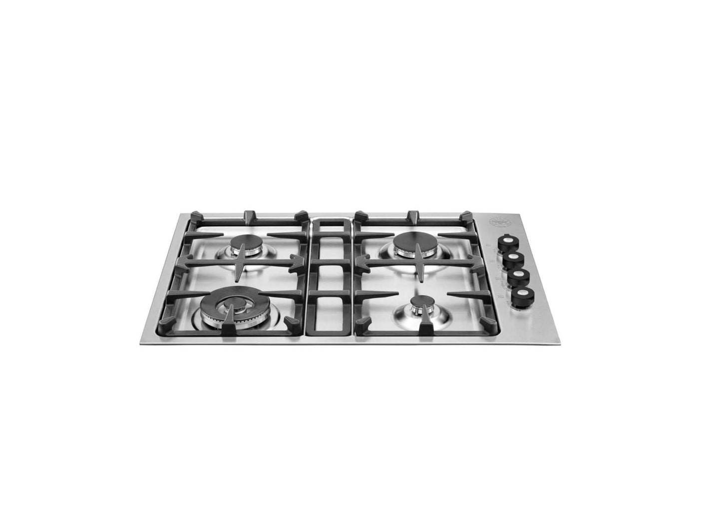 30 Drop-in low edge cooktop 4-burner Stainless Steel