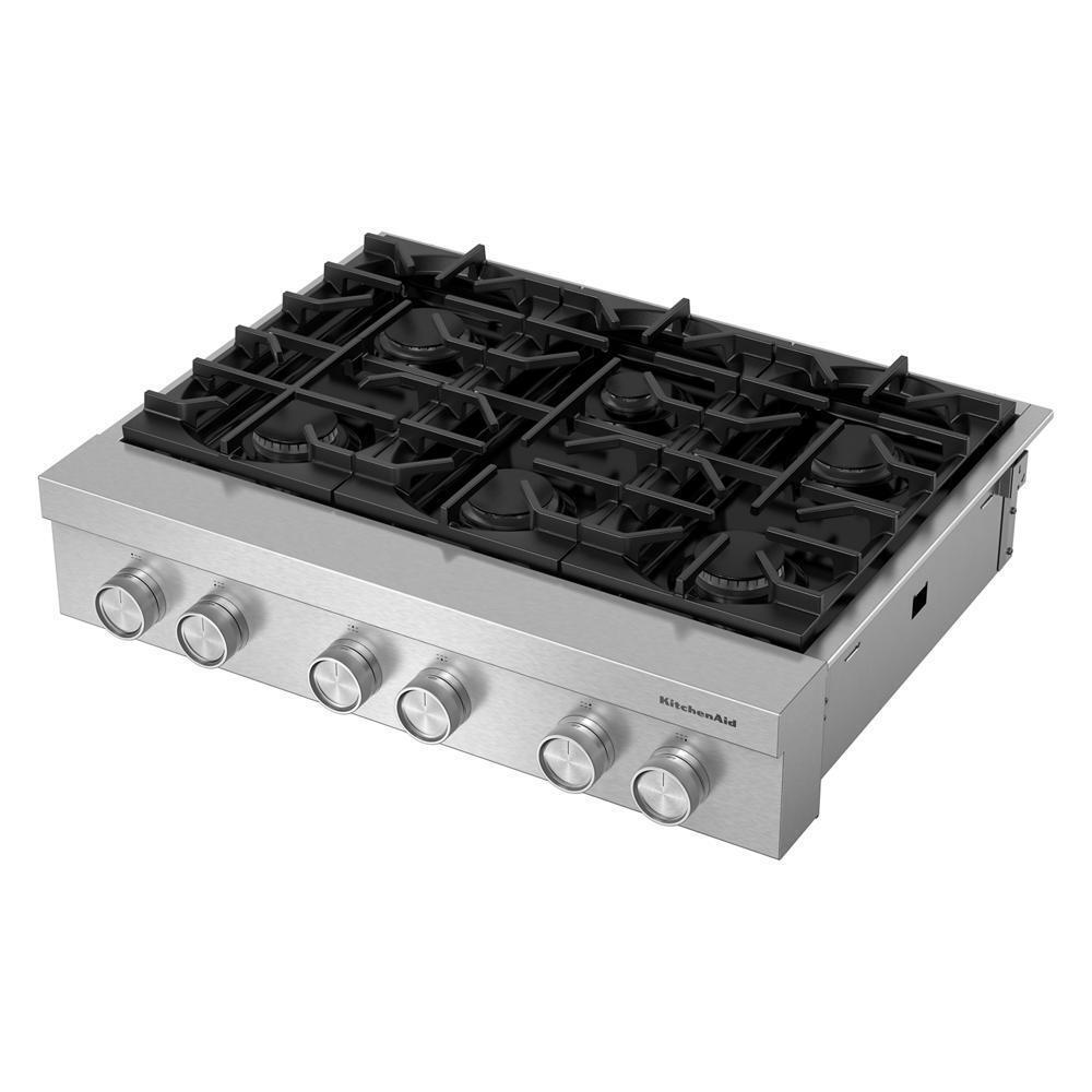 KitchenAid® 36-inch 6-Burner Gas Commercial-Style Rangetop