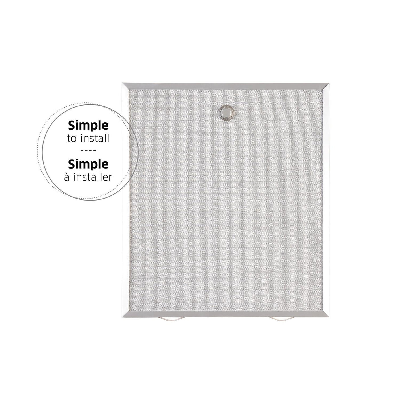 Broan-NuTone® Genuine Replacement Aluminum Filter for Range Hoods, 15-3/4" X 13-7/8", Fits Select Models, (2-Pack)